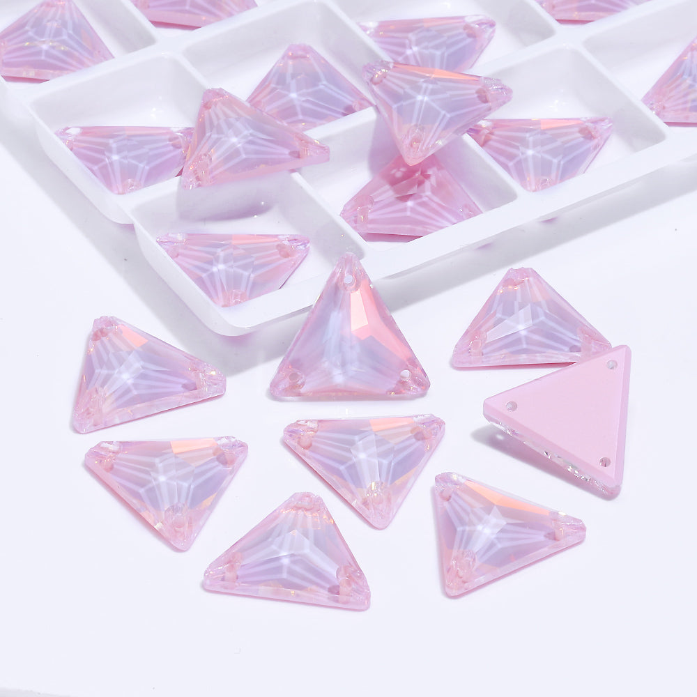 Rosaline AM Triangle Shape High Quality Glass Sew-on Rhinestones