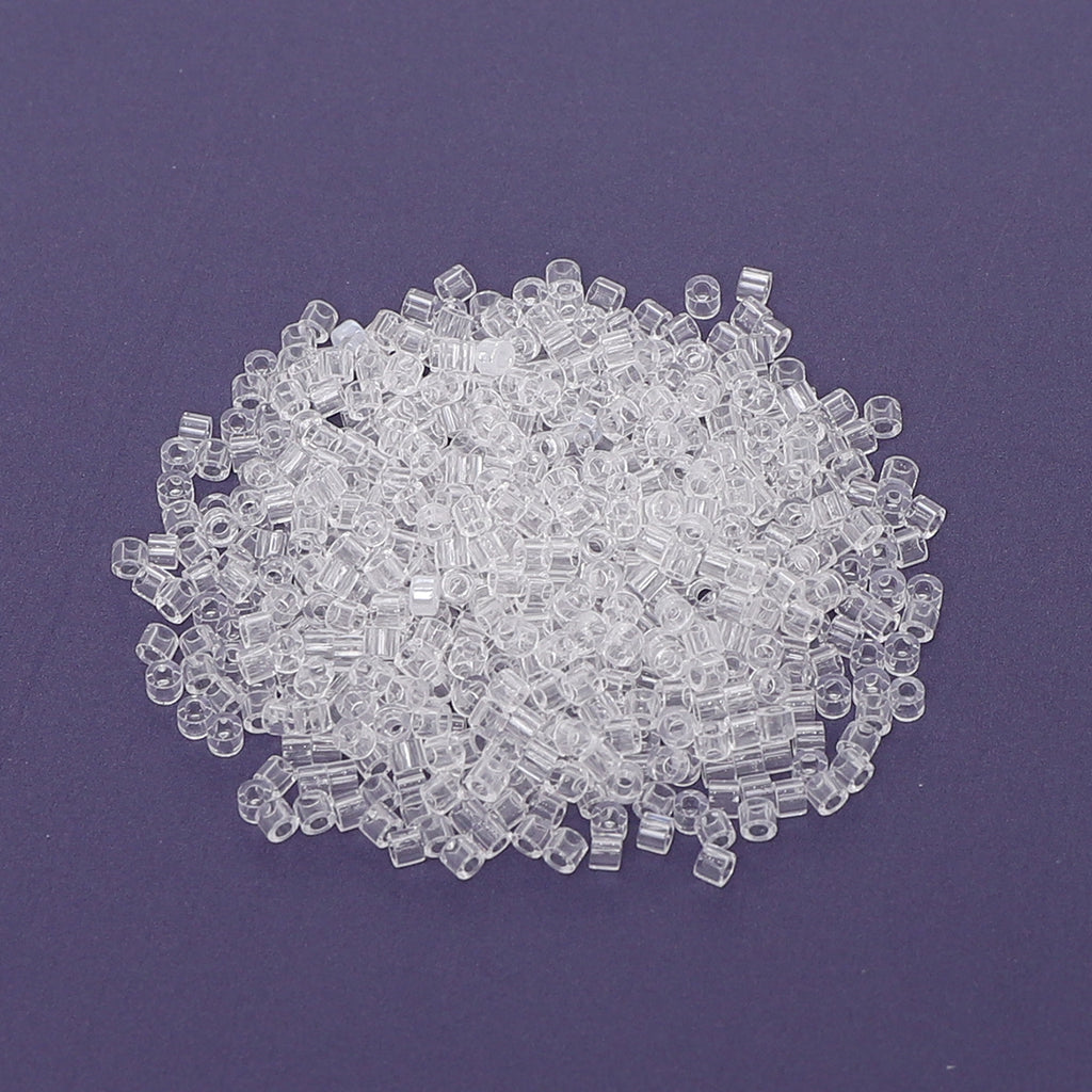 Transparent Color Hight Quality Glass Cylinder Seed Beads 1.6 MM Size BS1001 WholesaleRhinestone