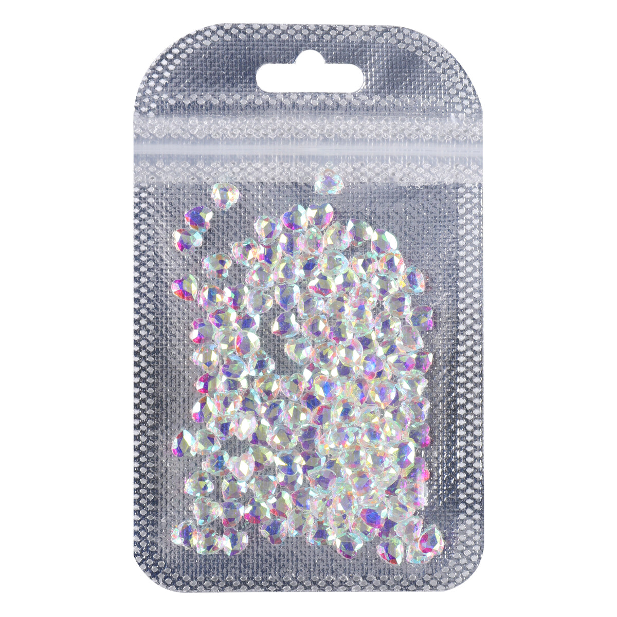 Hjerteform Krystal Ab Flepoiled Flat Back Fancy Rhinestones