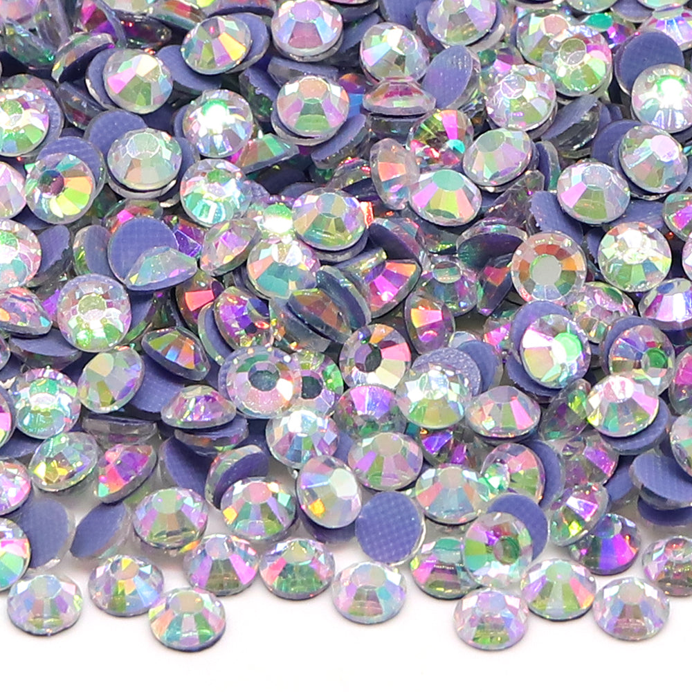 Glitter Pink Glass HotFix Rhinestones WholesaleRhinestone