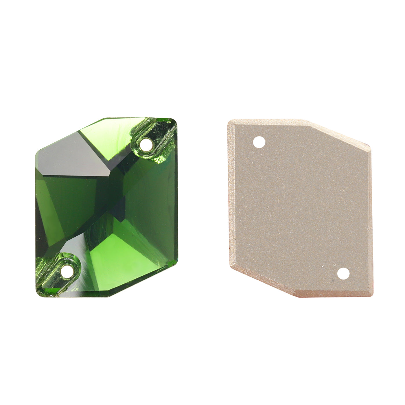 Fern Green Cosmic Shape High Quality Glass Sew-on Rhinestones WholesaleRhinestone