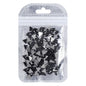 Triangle Shape Black Flat Back Fancy Rhinestones