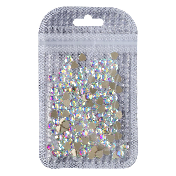 Heart Shape Crystal AB Glass Flat Back Fancy Rhinestones