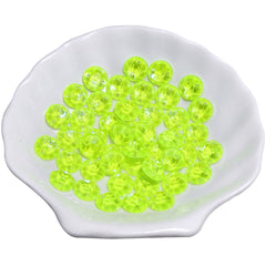 Electric Neon Jonquil XIRIUS Round Shape High Quality Glass Sew-on Rhinestones