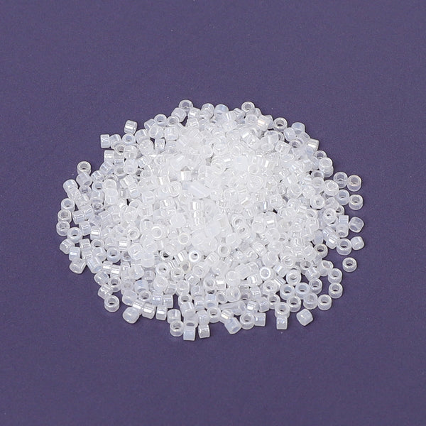 Transparent Ceylon Color Hight Quality Glass Cylinder Seed Beads 1.6 MM Size BS1003 WholesaleRhinestone