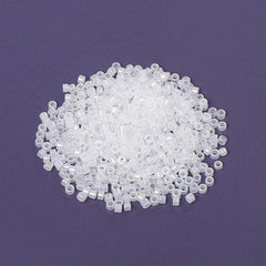 Transparent Ceylon Color Hight Quality Glass Cylinder Seed Beads 1.6 MM Size BS1003