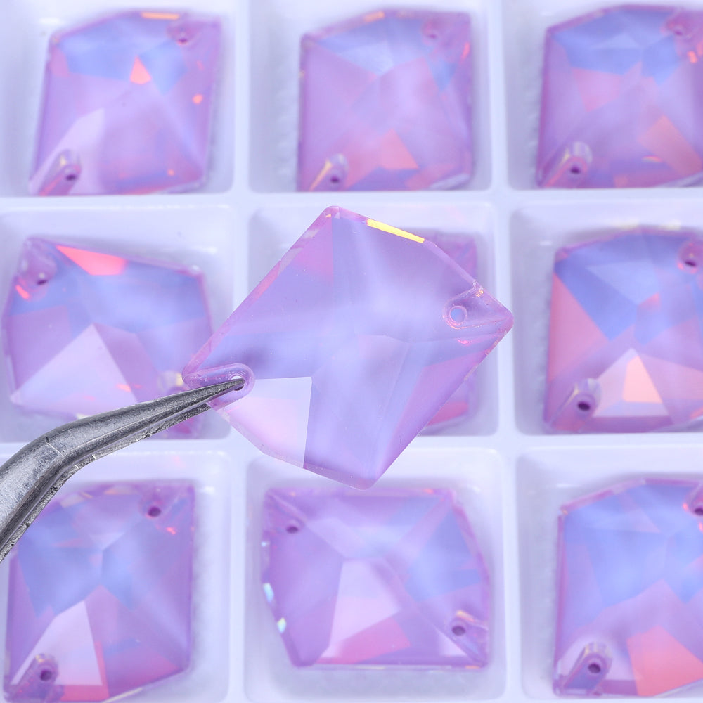 Lavender AM Cosmic Shape High Quality Glass Sew-on Rhinestones WholesaleRhinestone