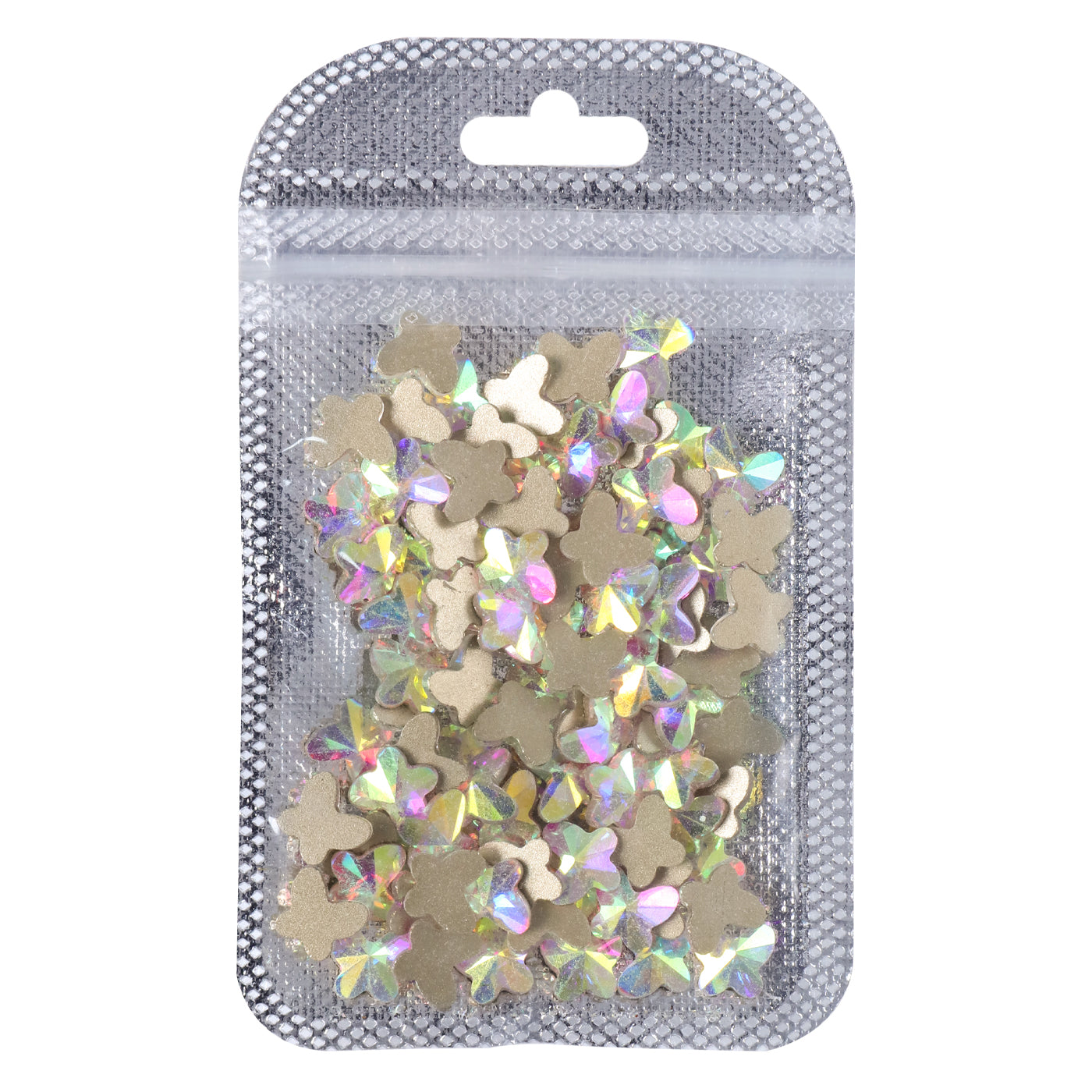 Butterfly Shape Crystal AB Flat Back Fancy Rhinestones WholesaleRhinestone