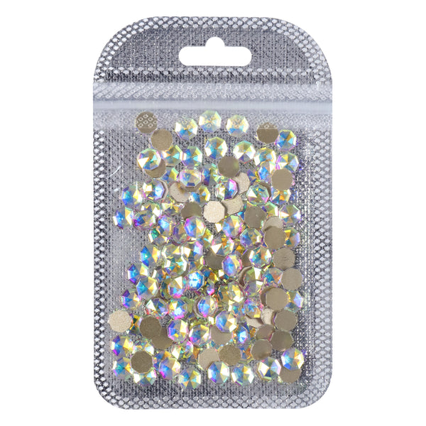 Solaris Shape Crystal AB Flat Back Fancy Rhinestones