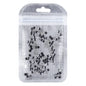 Square Shape Black Flat Back Fancy Rhinestones