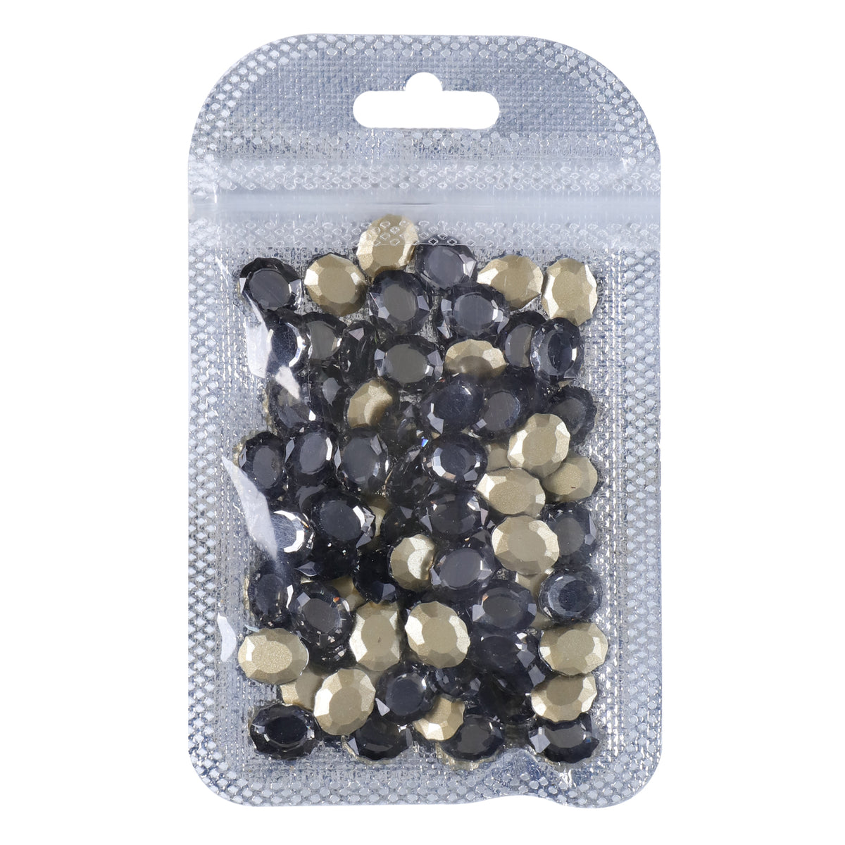 Black Diamond Magic Mirror Shape Pointed Back Fancy Rhinestones For Nail Art