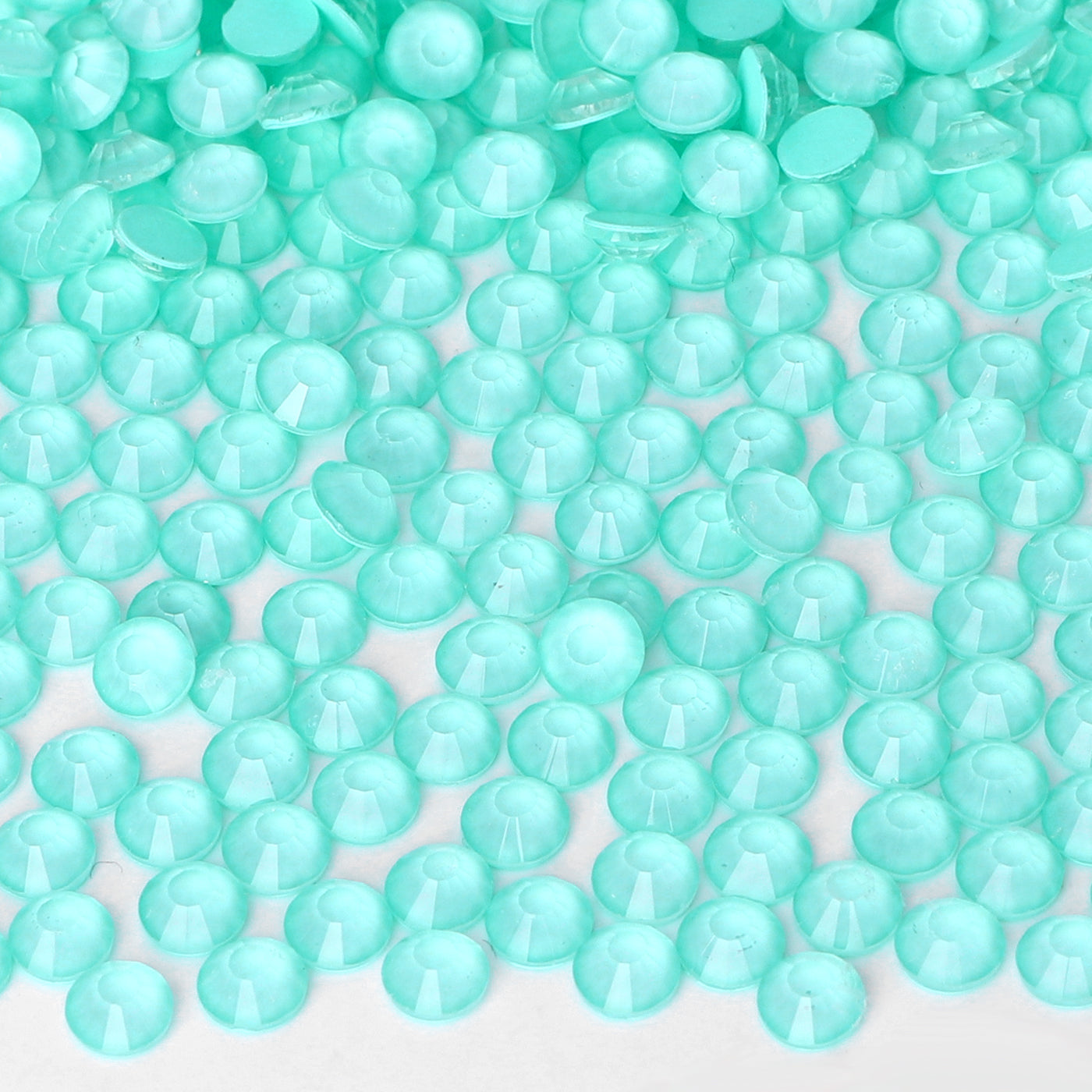 Neon Turquoise Glass FlatBack Neon Rhinestones WholesaleRhinestone