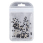Rhombus Shape Black Flat Back Fancy Rhinestones