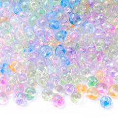 Various Colors Transparent AB Drop Shape Glass Seed Beads