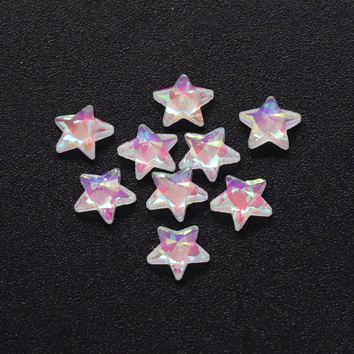 Star Shape Mocha White Flat Back Fancy Rhinestones WholesaleRhinestone