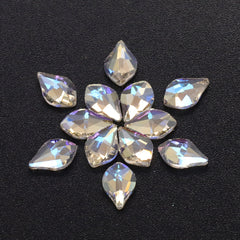 Butterfly Form Black Flat Back Fancy Rhinestones
