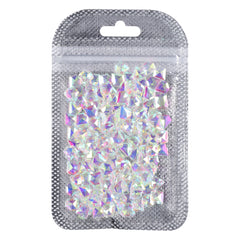 Diamondform Crystal Ab Unfoiled Flat Back Fancy Rhinestones
