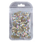 Maple leaves Shape Crystal AB Flat Back Fancy Rhinestones