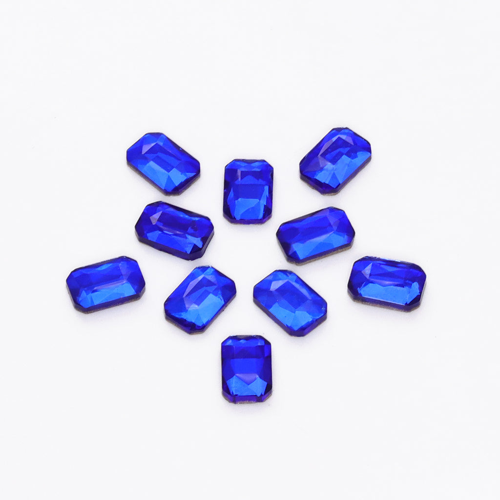 Octagon Shape Sapphire Flat Back Fancy Rhinestones WholesaleRhinestone