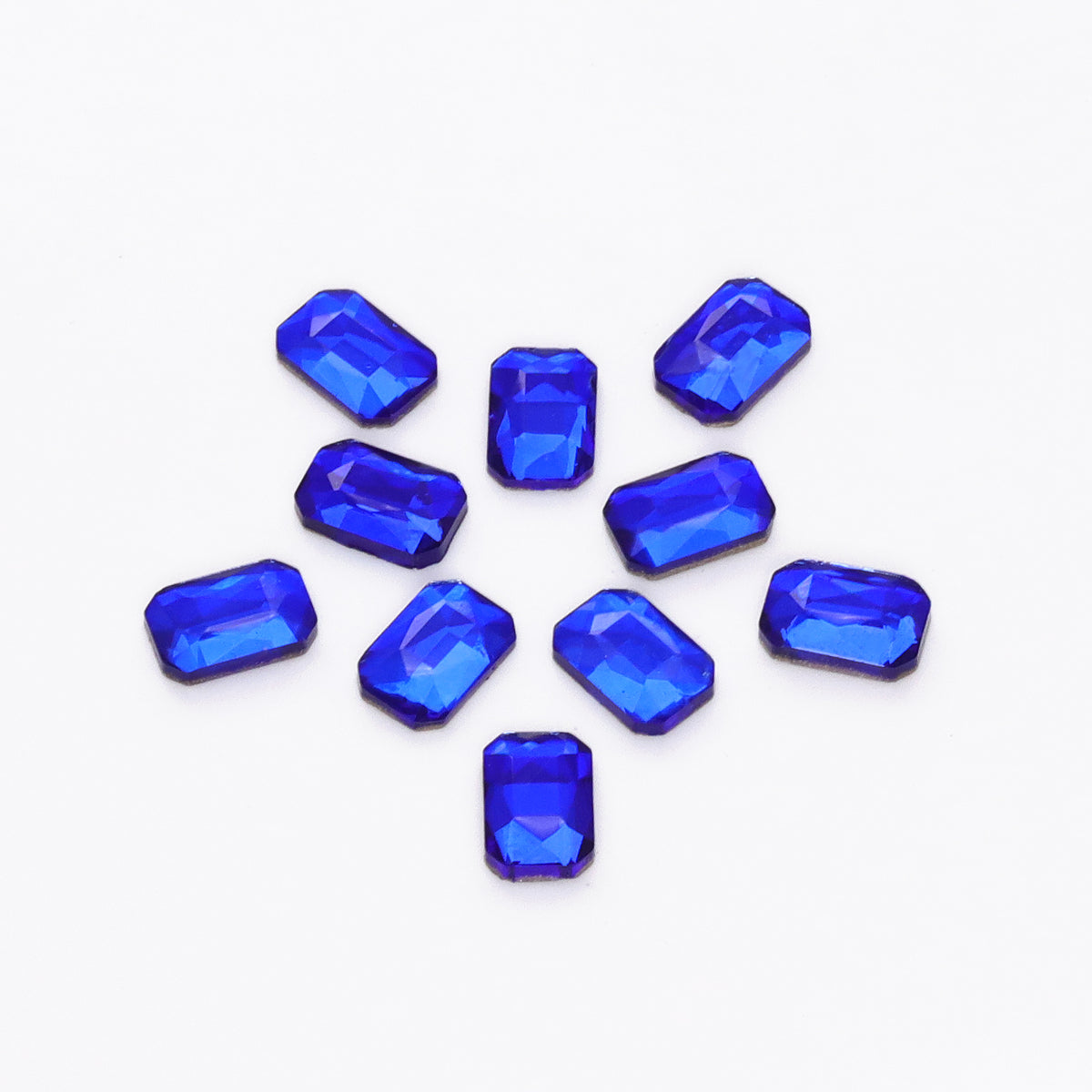 Octagon Shape Sapphire Flat Back Fancy Rhinestones WholesaleRhinestone