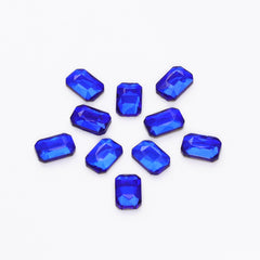 Octagon Shape Sapphire Flat Back Fancy Rhinestones WholesaleRhinestone