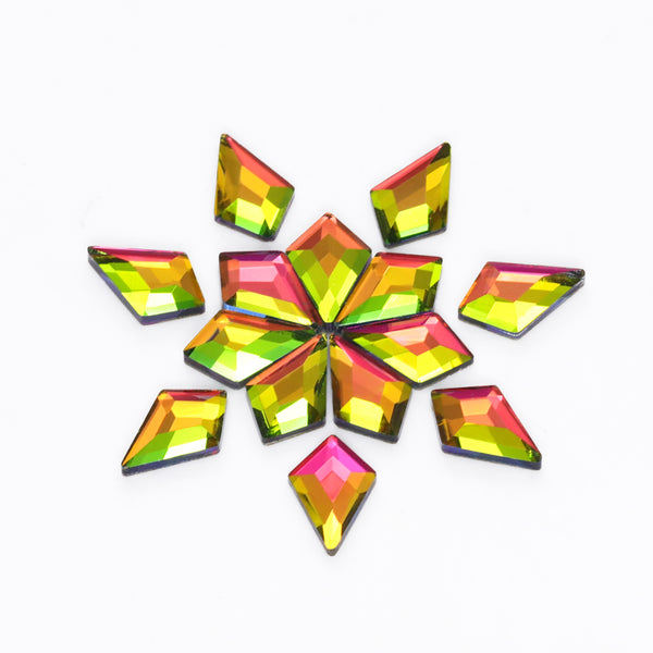 Arrow Shape Rainbow Flat Back Fancy Rhinestones WholesaleRhinestone
