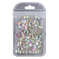 Octagon Shape Crystal AB Flat Back Fancy Rhinestones