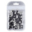 Diamond Shape Black Flat Back Fancy Rhinestones