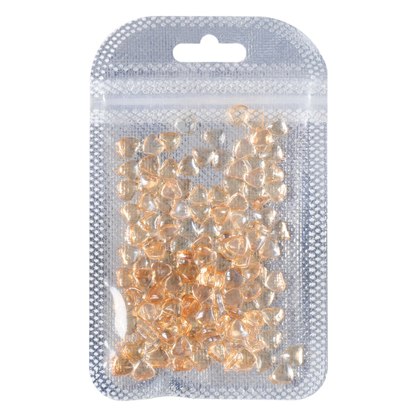 Heart Shape Golden Shadow Flat Back Fancy Rhinestones WholesaleRhinestone