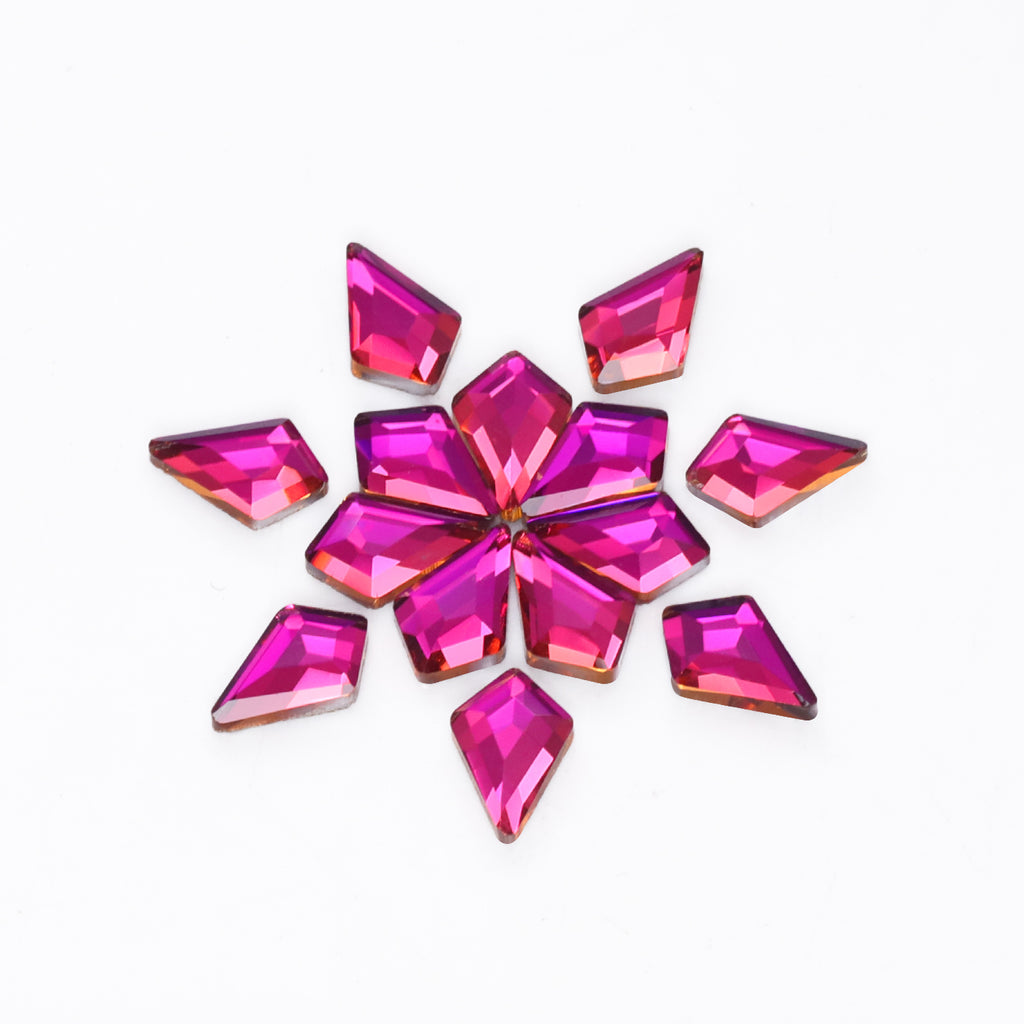 Arrow Shape Purple Volcano Flat Back Fancy Rhinestones WholesaleRhinestone