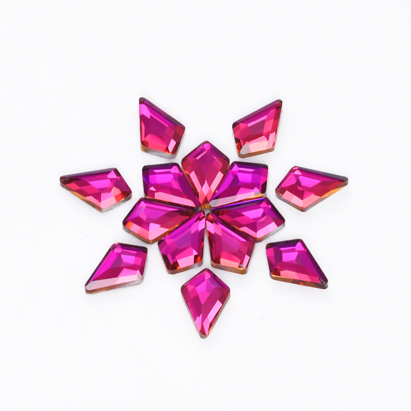 Arrow Shape Purple Volcano Flat Back Fancy Rhinestones WholesaleRhinestone