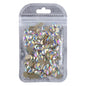 Maple leaves Shape Crystal AB Flat Back Fancy Rhinestones