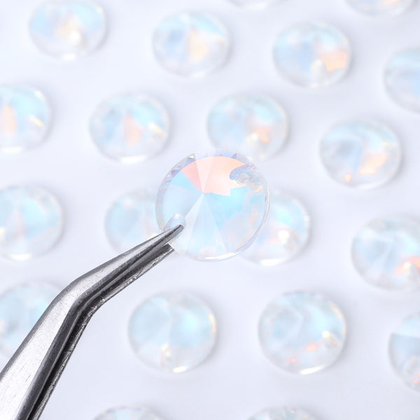 Crystal AM Rivoli  Shape High Quality Glass Sew-on Rhinestones WholesaleRhinestone