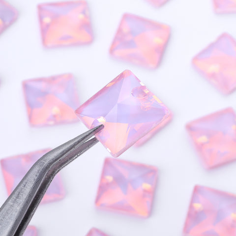 Rosaline AM Square Shape High Quality Glass Sew-on Rhinestones