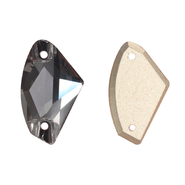 Black Diamond Galactic Shape High Quality Glass Sew-on Rhinestones WholesaleRhinestone