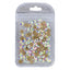 Round Square Shape Crystal AB Flat Back Fancy Rhinestones