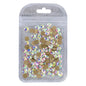 Round Square Shape Crystal AB Flat Back Fancy Rhinestones