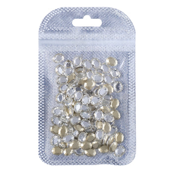 Crystal Magic Mirror Shape Pointed Back Fancy Rhinestones For Nail Art