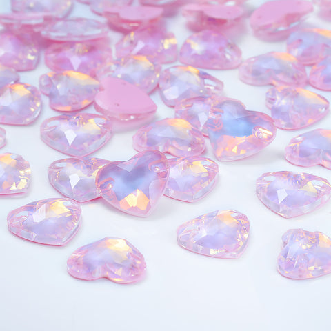 Rosaline AM Heart Shape High Quality Glass Sew-on Rhinestones