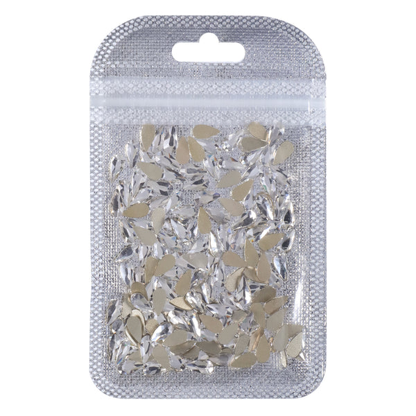 Raindrop Shape Crystal Flat Back Fancy Rhinestones