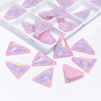 Slim Triangle Shape Rosaline AM High Quality Glass Sew-on Rhinestones WholesaleRhinestone