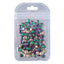 Green Volcano Magic Mirror Shape Pointed Back Fancy Rhinestones For Nail Art