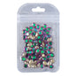 Green Volcano Magic Mirror Shape Pointed Back Fancy Rhinestones For Nail Art