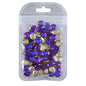 Blue Volcano Magic Mirror Shape Pointed Back Fancy Rhinestones For Nail Art