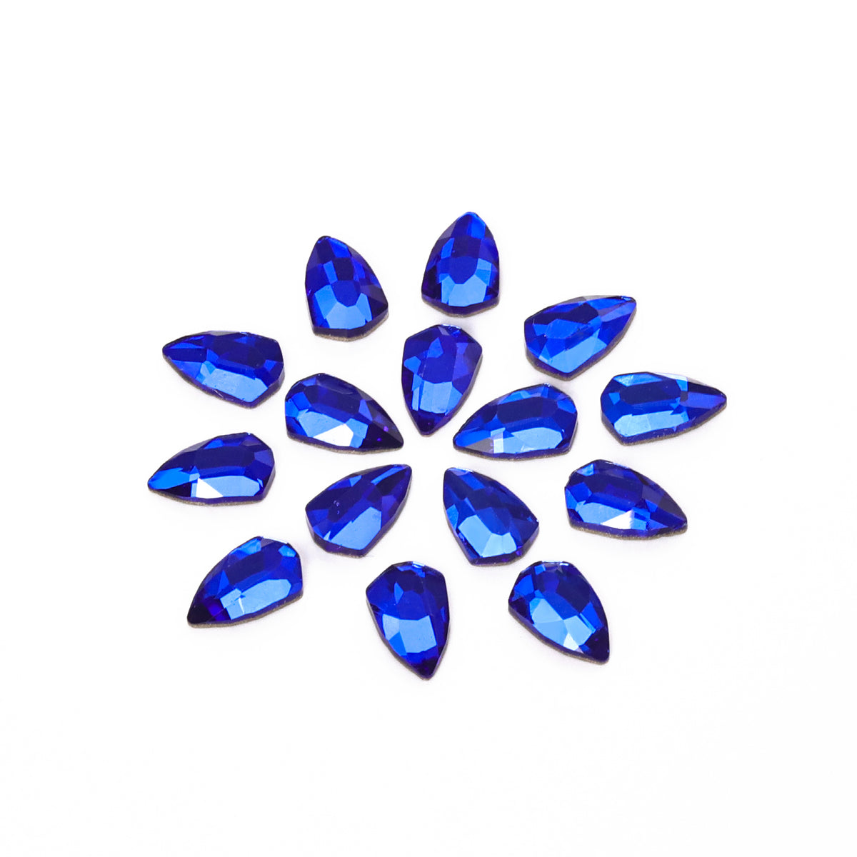 Shield Shape Sapphire Flat Back Fancy Rhinestones WholesaleRhinestone