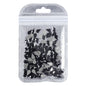 Raindrop Shape Black Flat Back Fancy Rhinestones