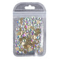 Egg Shape Crystal AB Flat Back Fancy Rhinestones