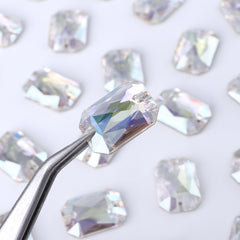 Crystal Transmission Octagon Shape High Quality Glass Sew-on Rhinestones WholesaleRhinestone
