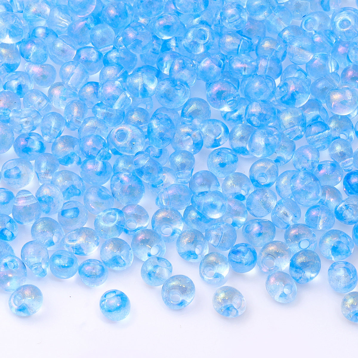TMAB005 Transparent AB Drop Shape Glass Seed Beads WholesaleRhinestone Main image