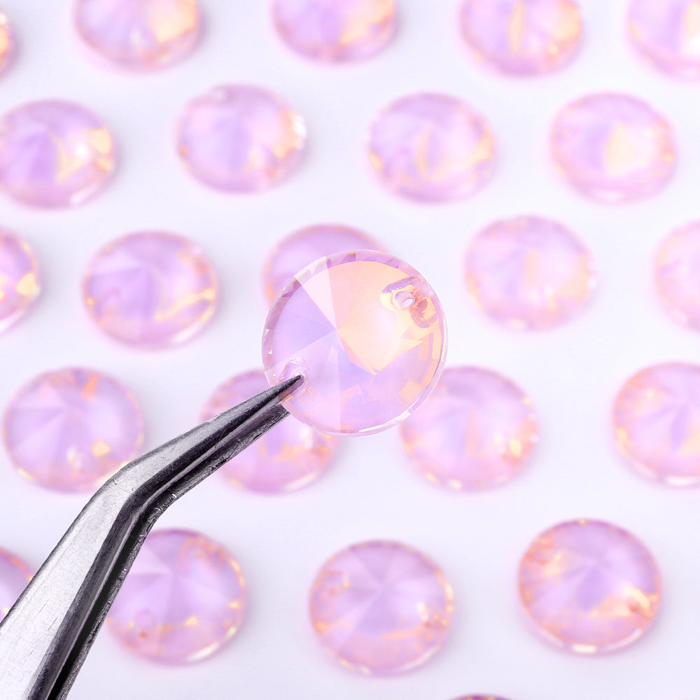 Rosaline AM Rivoli  Shape High Quality Glass Sew-on Rhinestones WholesaleRhinestone
